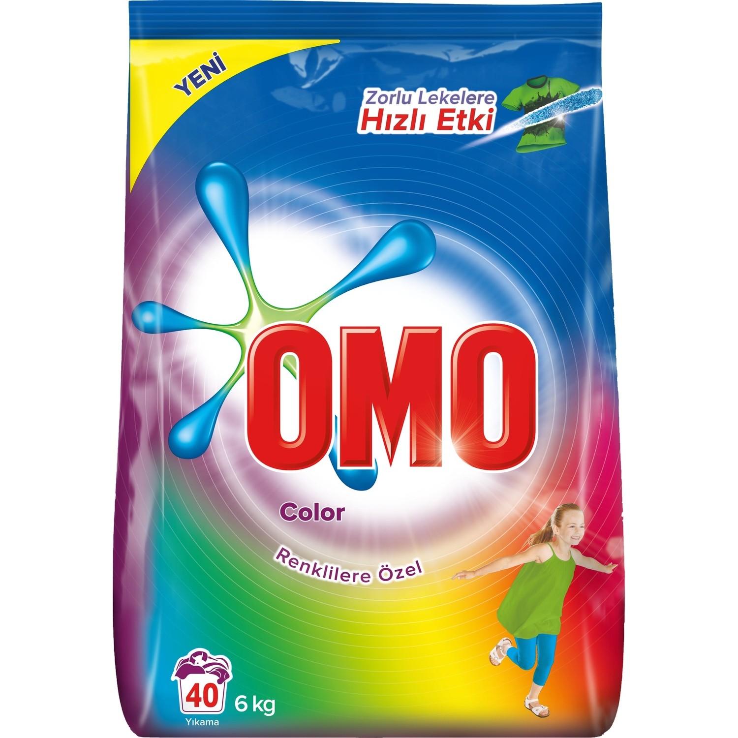 OMO Auto Washing Powder Detergent Color 40 Wash 6 Kg – Semt Gıda