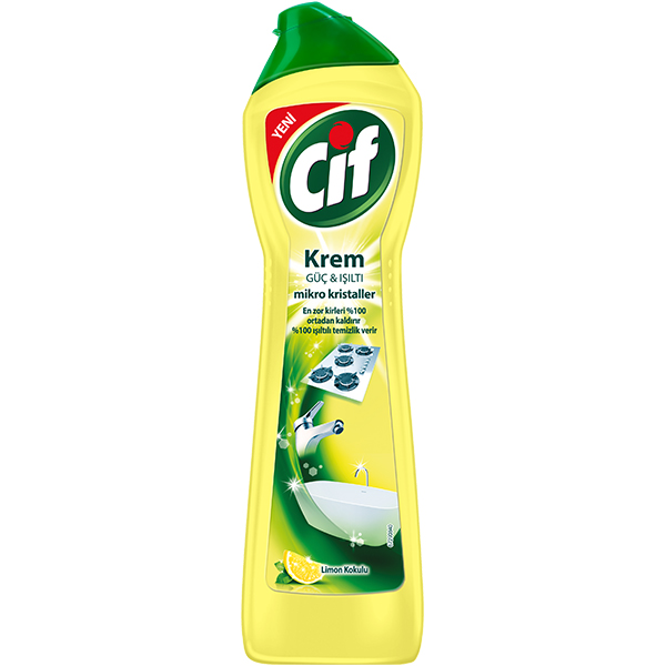 Cif Cream Cleaner Lemon (500 ml) - Turkish Market - Online Turkish  Supermarket