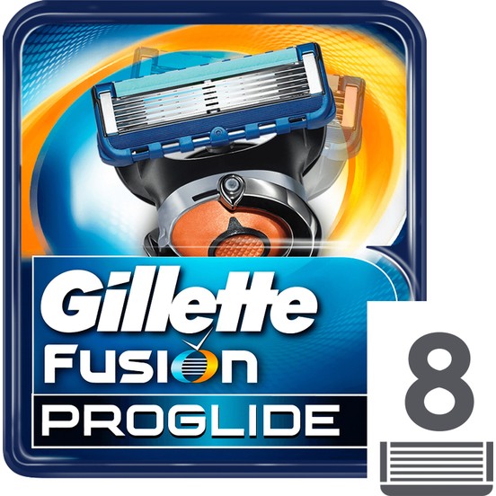 Skiën rundvlees Occlusie Gillette Fusion Proglide Razor Blades for Men – 8 Count – Semt Gıda