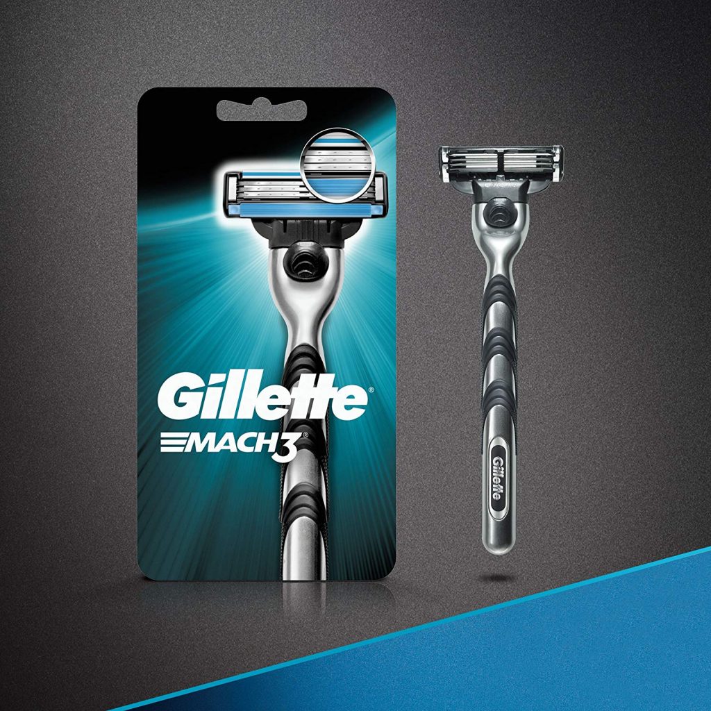 Gillette Mach3 Men’s Razor, Handle & 2 Blade Refills Semt Gıda