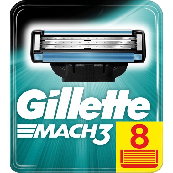 tiran Waarschuwing Overtreffen Gillette Mach3 Razor Blades for Men Cartridges – 8 Count – Semt Gıda