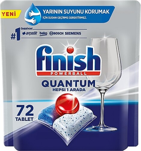 Finish Powerball Quantum Dishwasher Tablet- 72 – Semt Gıda